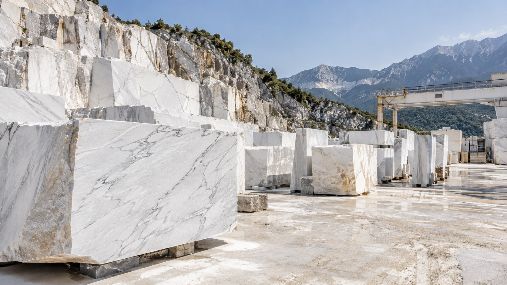 Marble fabrication scene