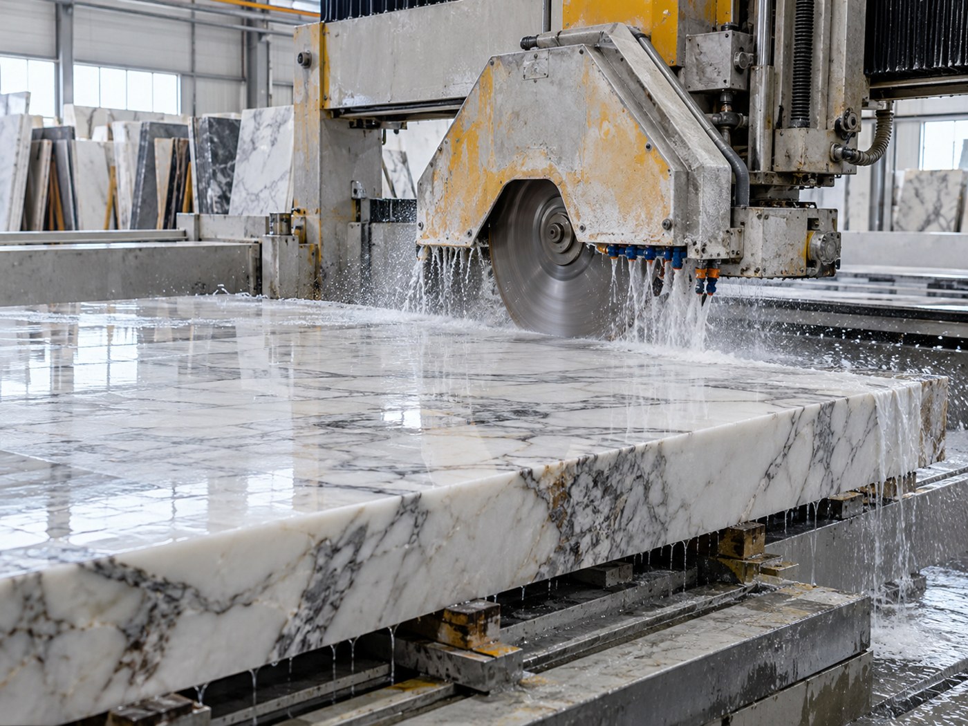 Marble cutting and custom size request