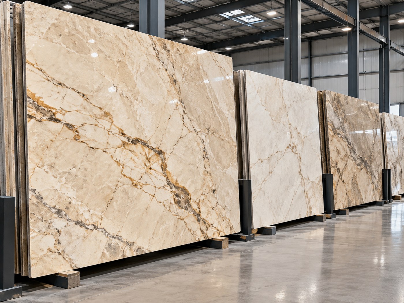 Marble showroom and slab display