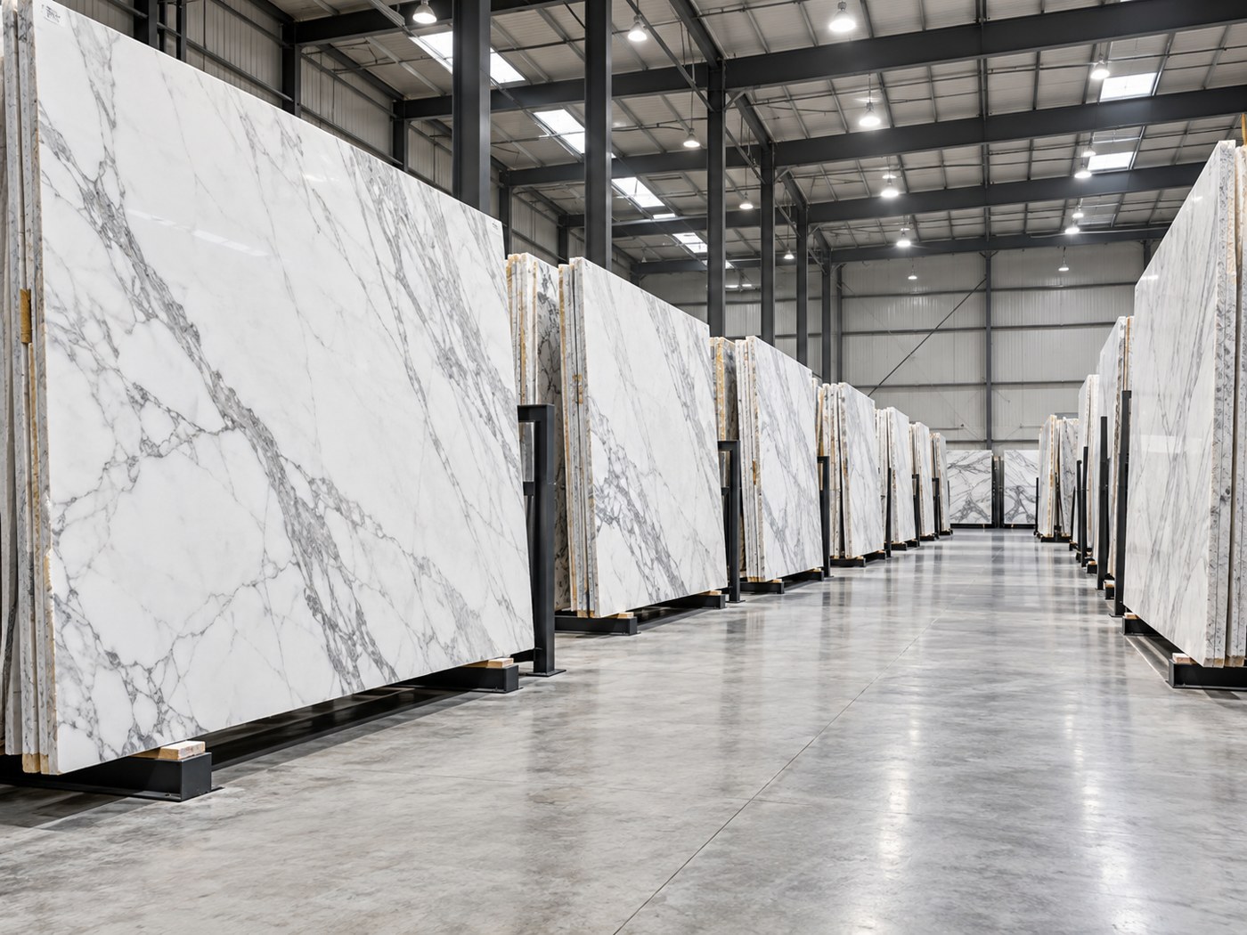 Marble slab warehouse