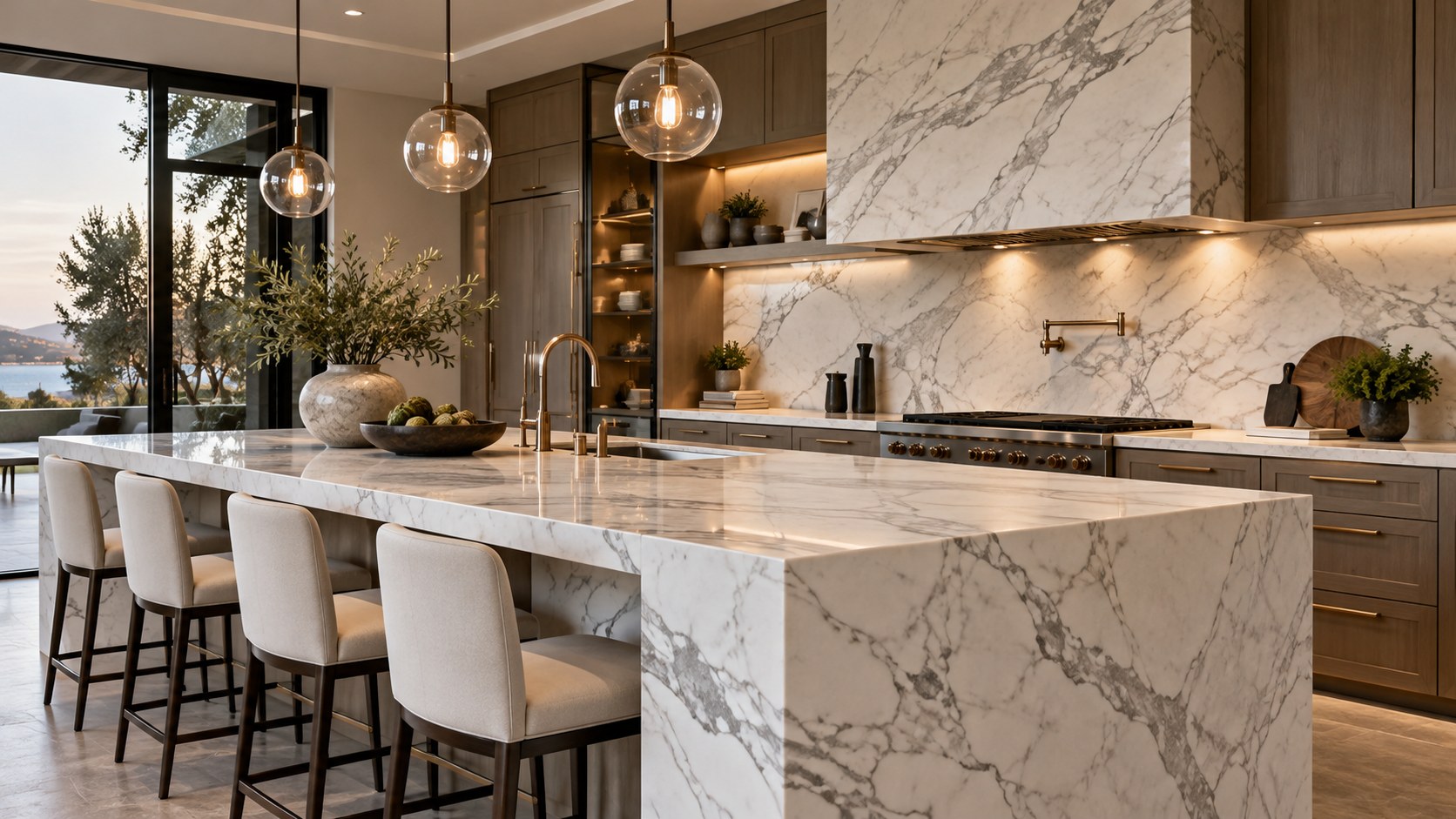 Marble material samples